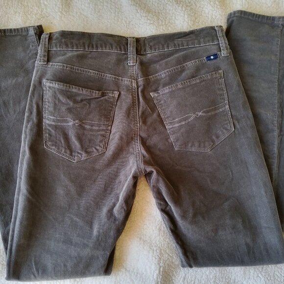 Lucky Brand Brooke Skinny Corduroy Gray Pants 4/27 EUC - Picture 2 of 15